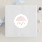 "gilded shower" - Baby Shower Stickers in Rose by Phrosné Barwood - For Scale