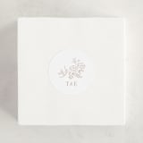 "Lavender fields" - Baby Shower Stickers in Peony by Tamara Hilje - For Scale