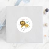 "Safari Adventure" - Baby Shower Stickers in Cotton by Randi Cirelli - For Scale