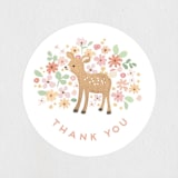 "Banner announcement" - Baby Shower Stickers in Petal by Jennifer Wick - Close-Up