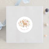 "Banner announcement" - Baby Shower Stickers in Petal by Jennifer Wick - For Scale