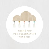 "boho baby mobile" - Baby Shower Stickers in Sunflower by Faith Dorn - Close-Up