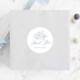 "Parisian Garden" - Baby Shower Stickers in Sky by Kristen Smith - For Scale
