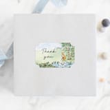 "A Woodland Adventure" - Baby Shower Stickers in Forest by Elly - For Scale