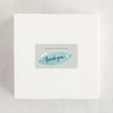 "Surf baby" - Baby Shower Stickers in Pebble by Adelyn T. - For Scale