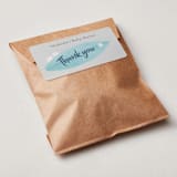 "Surf baby" - Baby Shower Stickers in Pebble by Adelyn T. - For Scale