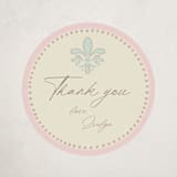 "Precious" - Baby Shower Stickers in Mint by Tina Faselli - Close-Up