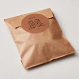 "El Ranchero" - Baby Shower Stickers in Rust by Ani Somi - For Scale