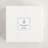 "Nautical doodles" - Baby Shower Stickers in Denim by Cass Loh - For Scale
