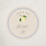 "Limoncello" - Baby Shower Stickers in Rome by Claudia Orengo - Close-Up
