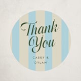 "Soda Shoppe" - Baby Shower Stickers in Cream Soda by Morgan Kendall - Close-Up