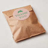 "Needlepoint" - Baby Shower Stickers in Grass by Studio Suku - For Scale