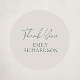 "Winter Cottage" - Baby Shower Stickers in Mint by Elly - Close-Up