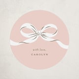 "Sweetheart" - Baby Shower Stickers in Blush by Paper Raven Co. - Close-Up