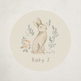 "Vintage woodland" - Baby Shower Stickers in Ginger by Creo Study - Close-Up