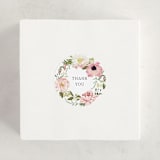 "Timeless Blooms" - Baby Shower Stickers in Peony by Susan Moyal - For Scale