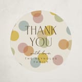 "Layers" - Baby Shower Stickers in Pastel by Ellen Schlegelmilch - Close-Up