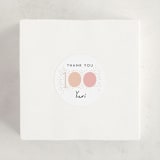 "100 days" - Baby Shower Stickers in Blush by Alethea and Ruth - For Scale