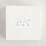 "Arctic friends" - Baby Shower Stickers in Seafoam by Jennifer Wick - For Scale