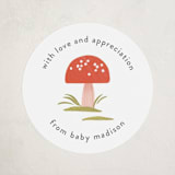 "Little Fun Guy" - Baby Shower Stickers in Fairy by Paper Raven Co. - Front