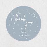 "Baby It's Cold Outside" - Baby Shower Stickers in Snow by Maja Cunningham - Close-Up