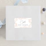 "Charmed" - Baby Shower Stickers in Blush by Nicoletta Savod - For Scale