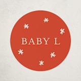 "Sprinkle Love And Joy" - Baby Shower Stickers in Sorbet by Abbigail Lim - Close-Up
