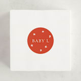 "Sprinkle Love And Joy" - Baby Shower Stickers in Sorbet by Abbigail Lim - For Scale