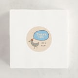 "Sail Ahoy" - Baby Shower Stickers in Buoy by Vera Lim - For Scale