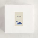 "Whale Hello" - Baby Shower Stickers in Sea by Harriet Richter - For Scale