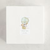 "baby balloon ride" - Baby Shower Stickers in Seafoam by peetie design - For Scale