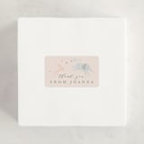 "Little Wild One" - Baby Shower Stickers in Sand by Hannah Williams - For Scale
