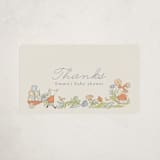 "Vintage magic town" - Baby Shower Stickers in Vanilla by Sabrin Deirani - Close-Up