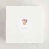 "Petite greenhouse" - Baby Shower Stickers in Strawberry by Jennifer Wick - For Scale