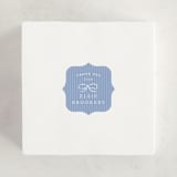 "Dorothy" - Baby Shower Stickers in Cornflower by Erin L. Wilson - For Scale