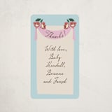 "House of Love" - Baby Shower Stickers in Sky by Ana de Sousa - Close-Up