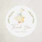 "Vintage goose" - Baby Shower Stickers in Sky by Creo Study - Close-Up