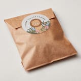 "Jungle Animals" - Baby Shower Stickers in Moss by Joanna Griffin - For Scale