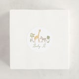 "A wild one" - Baby Shower Stickers in Jungle by Creo Study - For Scale