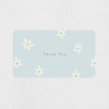 "Daisies" - Baby Shower Stickers in Baby Blue by Ani Somi - Close-Up