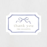 "Floral Crested" - Baby Shower Stickers in Icing by Everett Paper Goods - Close-Up