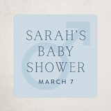 "boy oh boy!" - Baby Shower Stickers in Azure by Annie Shapiro - Close-Up