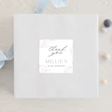 "Timeless" - Baby Shower Stickers in Blush by Nicoletta Savod - For Scale