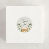"wild forest" - Baby Shower Stickers in Cream by Elly - For Scale