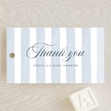 "Celina" - Baby Shower Favor Tags in Mint by Pati Cascino - Front