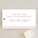 "Sweet scallop" - Baby Shower Favor Tags in Ballerina by Lea Delaveris - Front