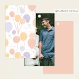 "Patio Party" - Baby Shower Favor Tags in Watermelon by Paper Sun Studio - Back of Tag Options