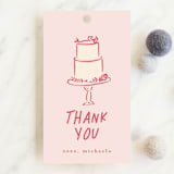 "atherina" - Baby Shower Favor Tags in Creme by chocomocacino - Front