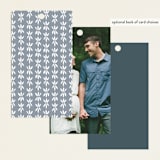 "Americana " - Baby Shower Favor Tags in Sea by leslie hamer - Back of Tag Options