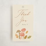 "Little Pumpkin" - Baby Shower Favor Tags in Latte by Creo Study - Front